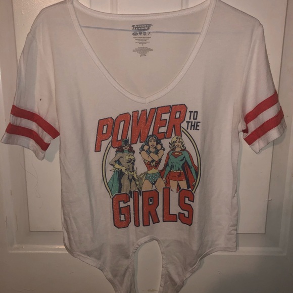 Justice League front tie shirt - Picture 1 of 2